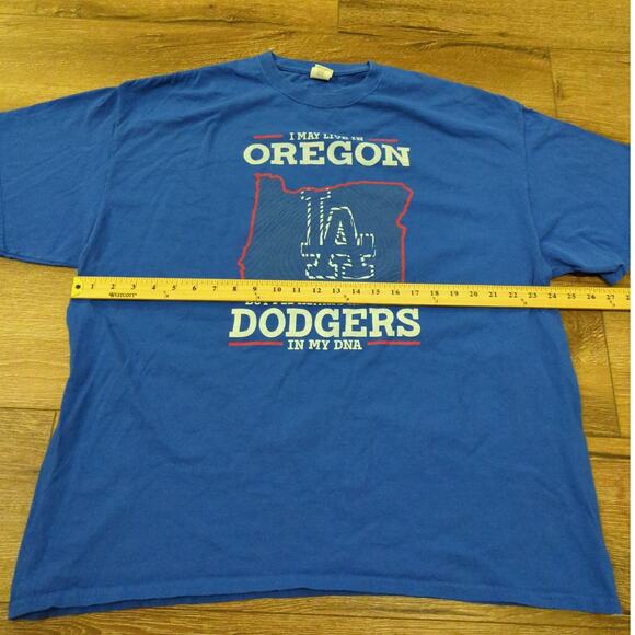 Gildan Oregon LA Dodgers Adult XXL Shirt Los Angeles Baseball Portland Shohei - Picture 5 of 6